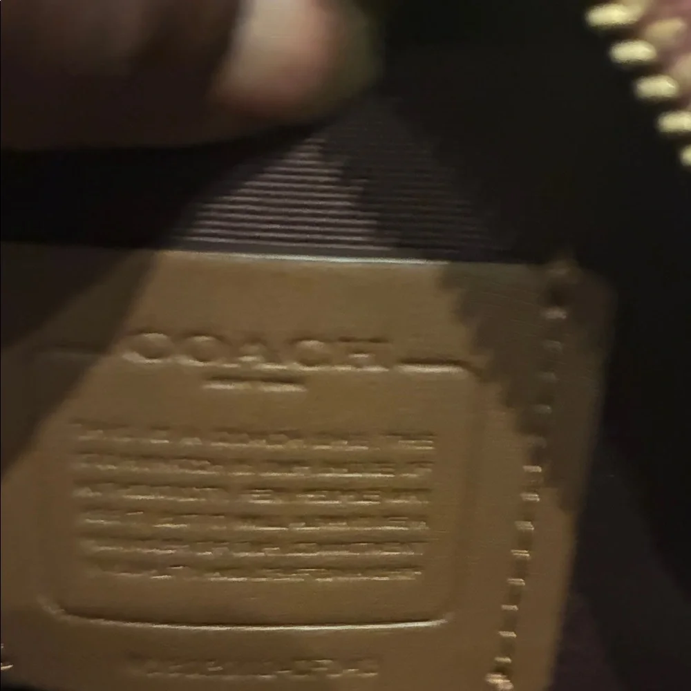 Coach Madi Burgundy Crossbody Bag with Logo Design with cherry 🍒 charm - Picture 9 of 14